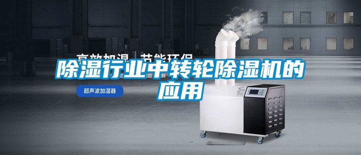 除濕行業(yè)中轉(zhuǎn)輪除濕機(jī)的應(yīng)用