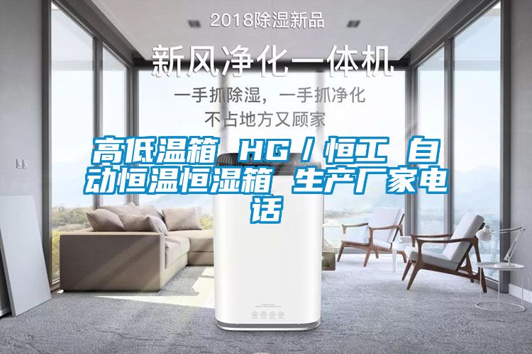 高低溫箱 HG／恒工 自動恒溫恒濕箱 生產(chǎn)廠家電話