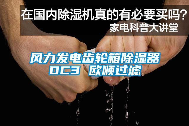 風力發電齒輪箱除濕器DC3 歐順過濾