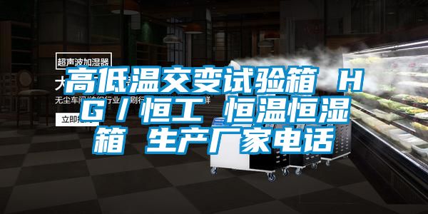 高低溫交變試驗箱 HG／恒工 恒溫恒濕箱 生產廠家電話