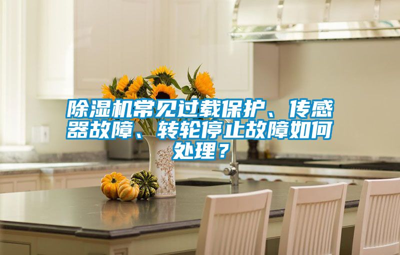 除濕機常見過載保護、傳感器故障、轉輪停止故障如何處理？