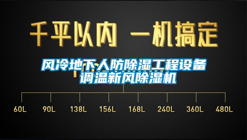 風冷地下人防除濕工程設備 調溫新風除濕機
