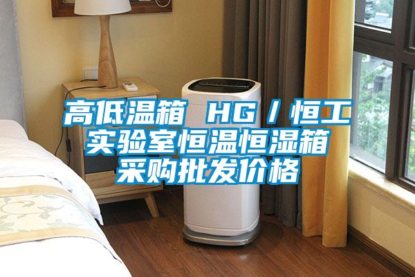 高低溫箱 HG／恒工 實驗室恒溫恒濕箱 采購批發價格
