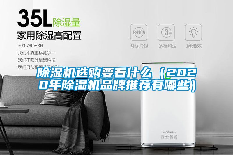 除濕機選購要看什么（2020年除濕機品牌推薦有哪些）