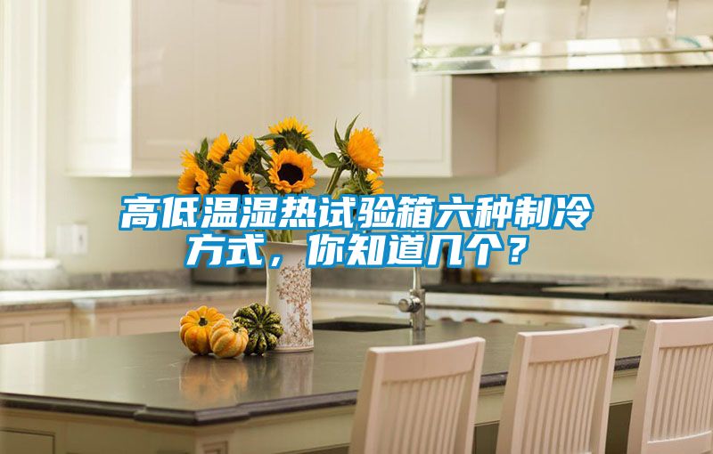 高低溫濕熱試驗箱六種制冷方式，你知道幾個？