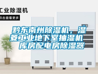 常見問題黔東南州除濕機，濕菱工業地下室抽濕機  庫房配電房除濕器