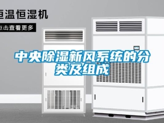 知識百科中央除濕新風系統的分類及組成
