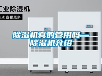 行業(yè)新聞除濕機(jī)真的管用嗎—除濕機(jī)介紹