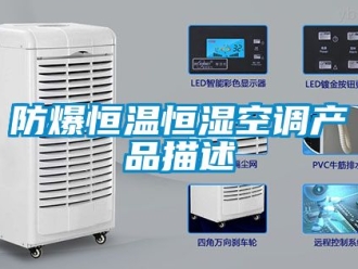 知識百科防爆恒溫恒濕空調產(chǎn)品描述