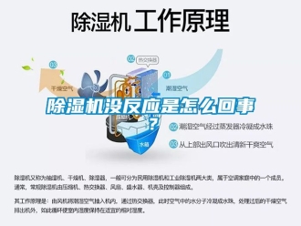 行業新聞除濕機沒反應是怎么回事？