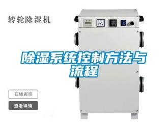 行業新聞除濕系統控制方法與流程