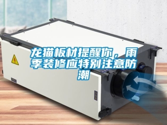 新聞資訊龍貓板材提醒你，雨季裝修應特別注意防潮