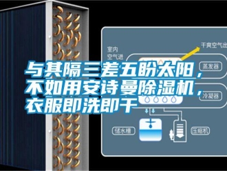 企業新聞與其隔三差五盼太陽，不如用安詩曼除濕機，衣服即洗即干