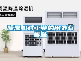常見問題除濕機對工業的用處有哪些