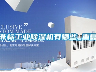 常見問題非標工業除濕機有哪些_重復