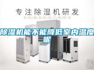 行業(yè)新聞除濕機(jī)能不能降低室內(nèi)溫度呢