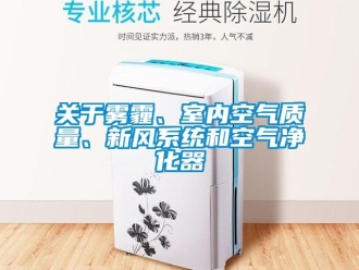 行業(yè)新聞關(guān)于霧霾、室內(nèi)空氣質(zhì)量、新風(fēng)系統(tǒng)和空氣凈化器