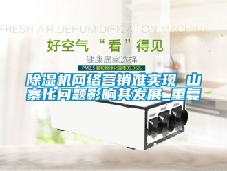 行業(yè)新聞除濕機(jī)網(wǎng)絡(luò)營銷難實(shí)現(xiàn) 山寨化問題影響其發(fā)展_重復(fù)