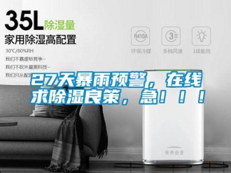 常見問題27天暴雨預警，在線求除濕良策，急！！！