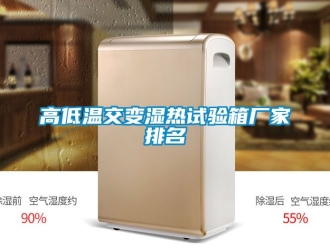 常見問題高低溫交變濕熱試驗箱廠家排名