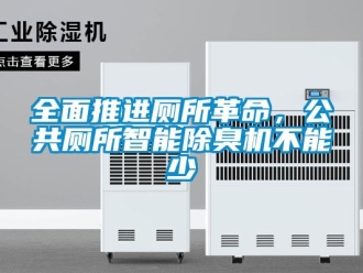 行業新聞全面推進廁所革命，公共廁所智能除臭機不能少