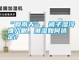 常見(jiàn)問(wèn)題“回南天”，被子濕冷難入眠，潮濕如何搞定？