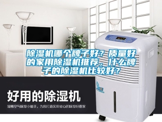 常見問題除濕機哪個牌子好？質量好的家用除濕機推薦，什么牌子的除濕機比較好？