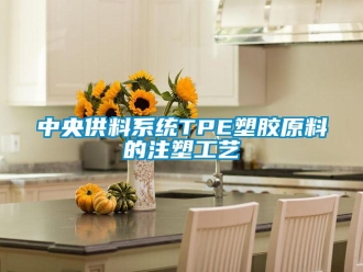 知識百科中央供料系統TPE塑膠原料的注塑工藝
