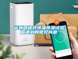知識(shí)百科運(yùn)輸可程式恒溫恒濕試驗(yàn)箱遇到的常見問題