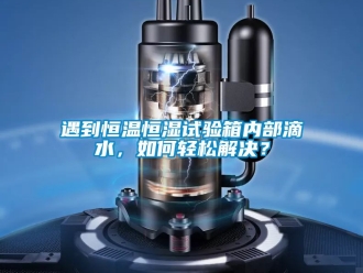 知識百科遇到恒溫恒濕試驗箱內部滴水，如何輕松解決？
