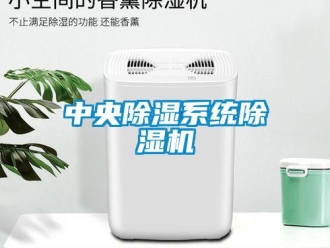 知識百科中央除濕系統除濕機