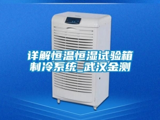 知識百科詳解恒溫恒濕試驗箱制冷系統_武漢金測