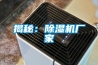 揭秘：除濕機廠家