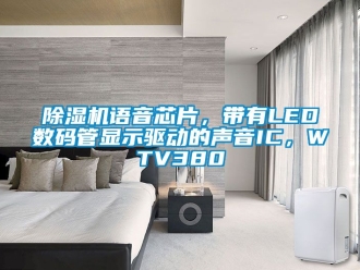 行業新聞除濕機語音芯片，帶有LED數碼管顯示驅動的聲音IC，WTV380