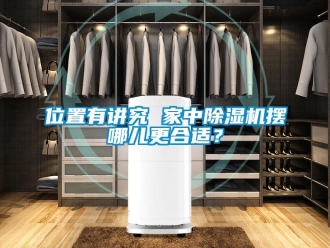 知識百科位置有講究 家中除濕機擺哪兒更合適？
