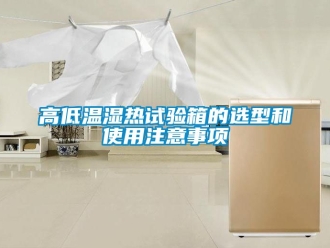 常見問題高低溫濕熱試驗箱的選型和使用注意事項