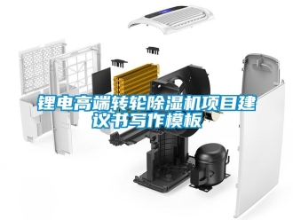 常見問題鋰電高端轉輪除濕機項目建議書寫作模板