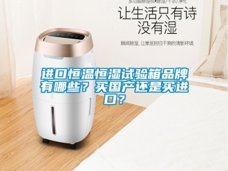 知識(shí)百科進(jìn)口恒溫恒濕試驗(yàn)箱品牌有哪些？買國產(chǎn)還是買進(jìn)口？