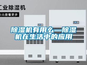 行業新聞除濕機有用么—除濕機在生活中的應用